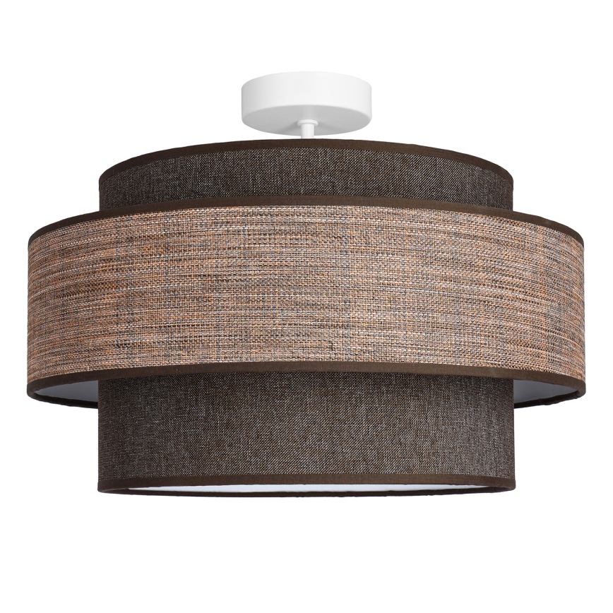 Lámpara de techo GRACE 1xE27/60W/230V marrón/beige