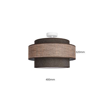 Lámpara de techo GRACE 1xE27/60W/230V marrón/beige