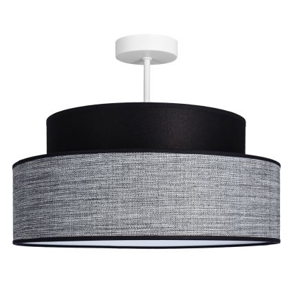Lámpara de techo GRACE 1xE27/60W/230V negro/gris