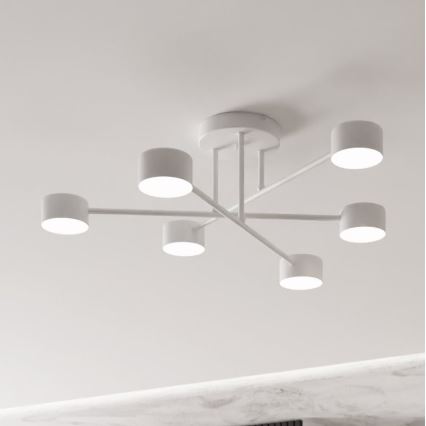 Lámpara de techo HALO 6xGX53/8W/230V blanco