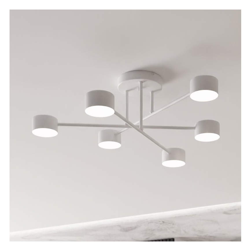Lámpara de techo HALO 6xGX53/8W/230V blanco