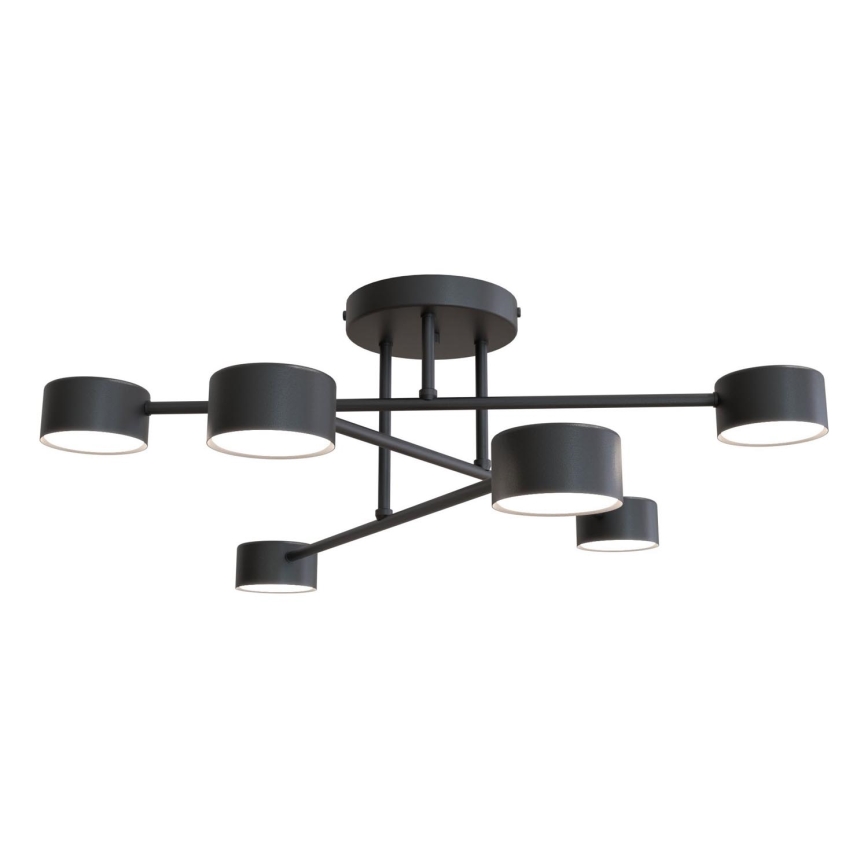 Lámpara de techo HALO 6xGX53/8W/230V negro