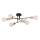 Lámpara de techo LA-STENA 6xE27/15W/230V beige/negro