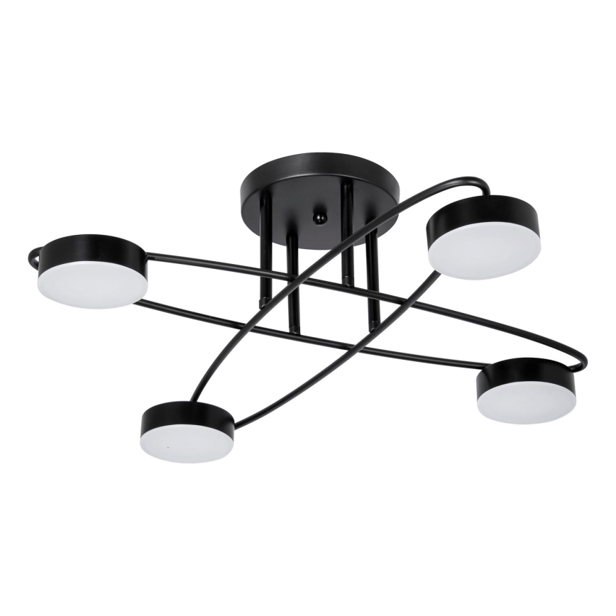 Lámpara de techo LED 4xLED/7W/230V negro