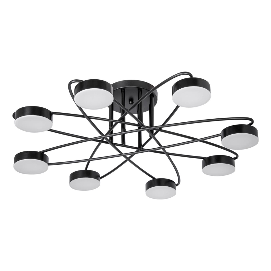 Lámpara de techo LED 8xLED/7W/230V negro