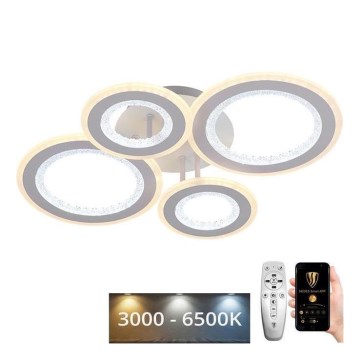 Lámpara de techo LED regulable LED/100W/230V 3000-6500K + control remoto