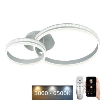 Lámpara de techo LED regulable LED/110W/230V 3000-6500K + control remoto