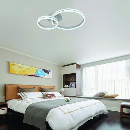 Lámpara de techo LED regulable LED/110W/230V 3000-6500K + control remoto