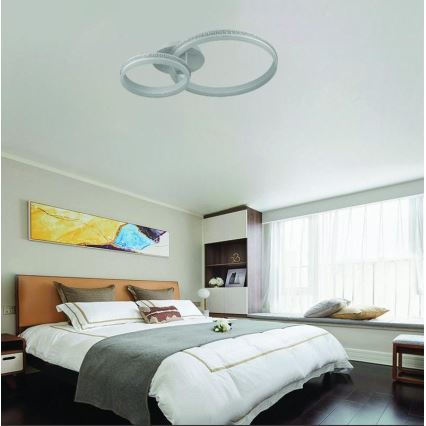 Lámpara de techo LED regulable LED/110W/230V 3000-6500K + control remoto