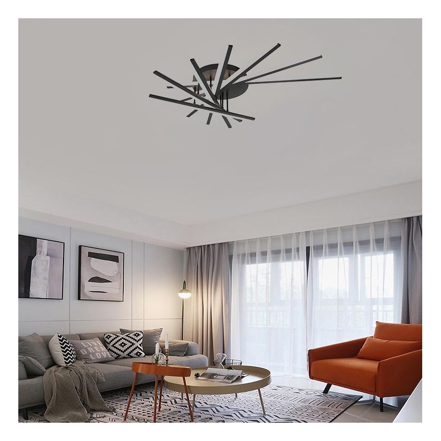 Lámpara de techo LED regulable LED/120W/230V 3000-6500K + control remoto