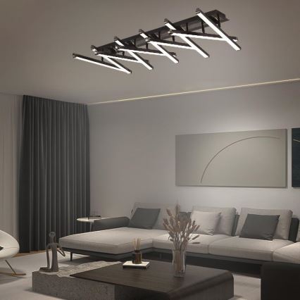 Lámpara de techo LED regulable LED/125W/230V 3000-6500K + control remoto
