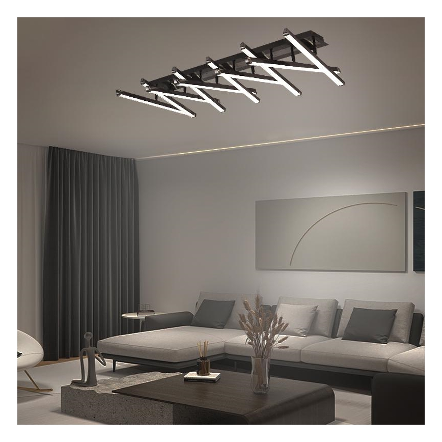 Lámpara de techo LED regulable LED/125W/230V 3000-6500K + control remoto