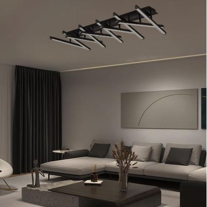Lámpara de techo LED regulable LED/125W/230V 3000-6500K + control remoto