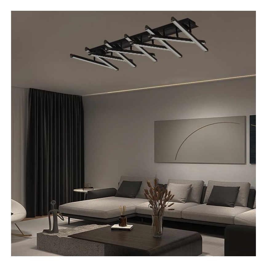 Lámpara de techo LED regulable LED/125W/230V 3000-6500K + control remoto