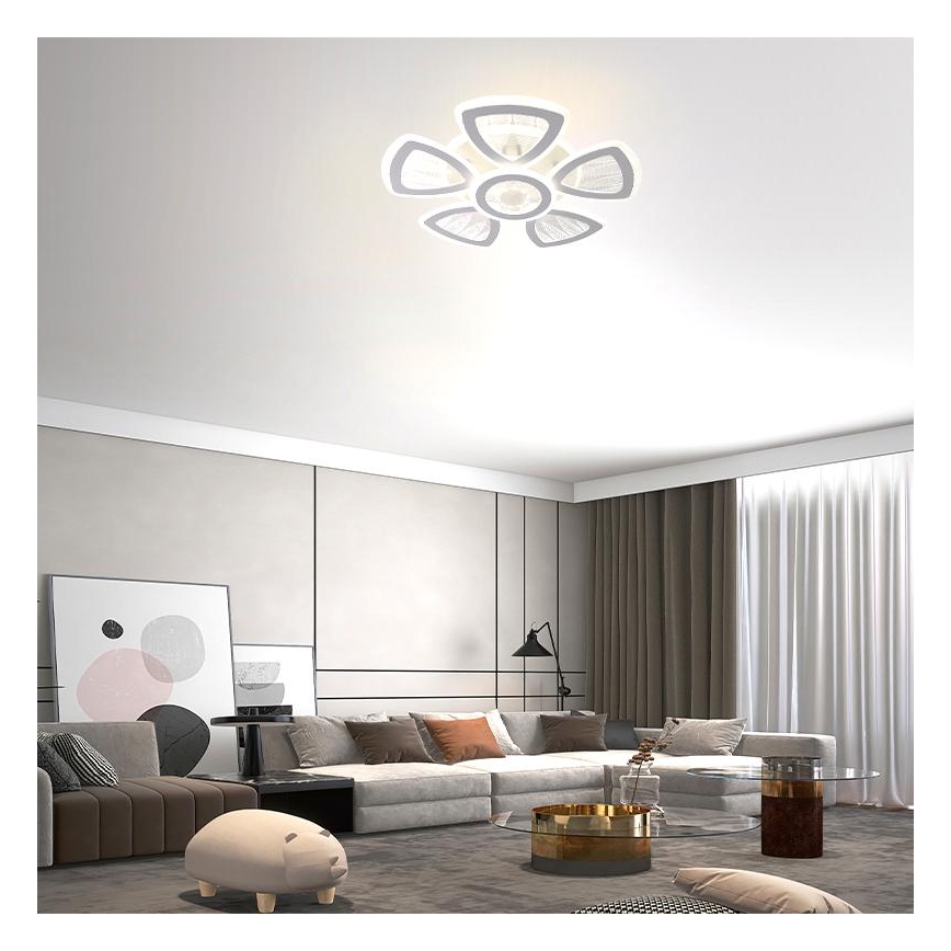 Lámpara de techo LED regulable LED/145W/230V 3000-6500K + control remoto