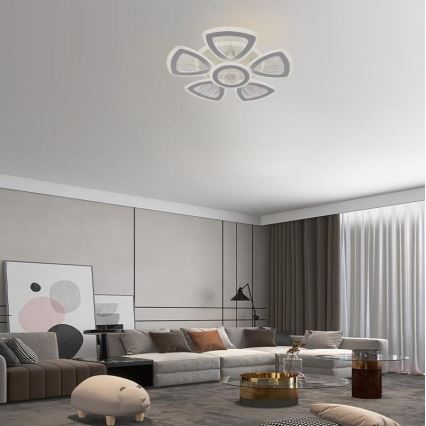 Lámpara de techo LED regulable LED/145W/230V 3000-6500K + control remoto