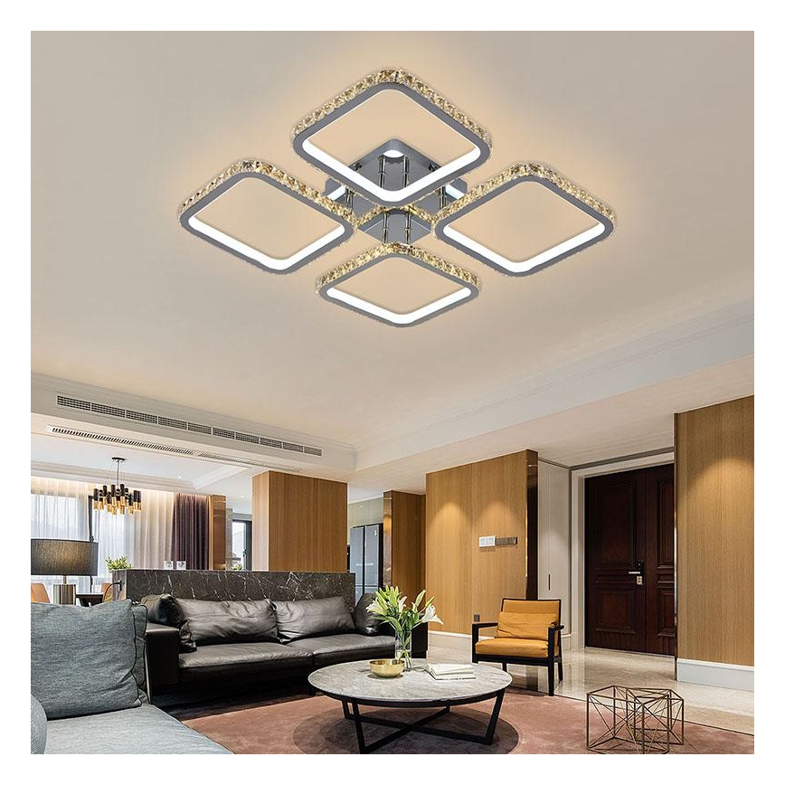 Lámpara de techo LED regulable LED/160W/230V 3000-6500K + mando a distancia