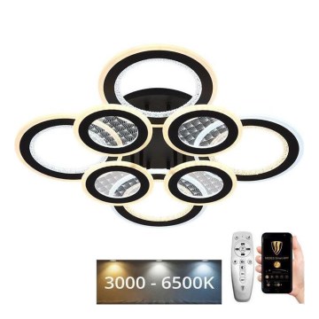 Lámpara de techo LED regulable LED/200W/230V 3000-6500K + control remoto