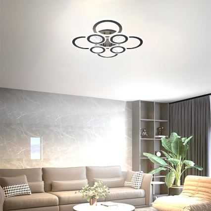 Lámpara de techo LED regulable LED/200W/230V 3000-6500K + control remoto