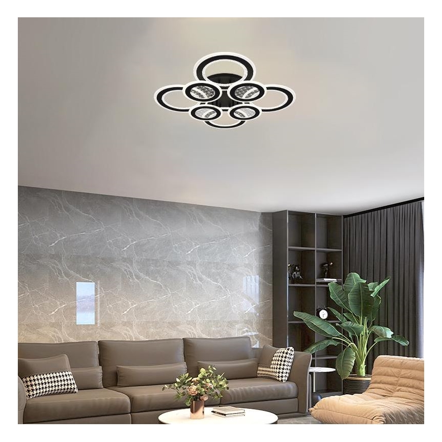Lámpara de techo LED regulable LED/200W/230V 3000-6500K + control remoto