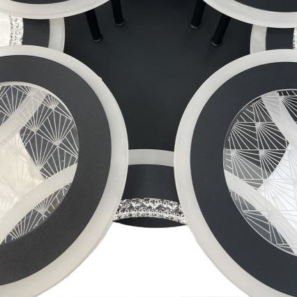 Lámpara de techo LED regulable LED/200W/230V 3000-6500K + control remoto