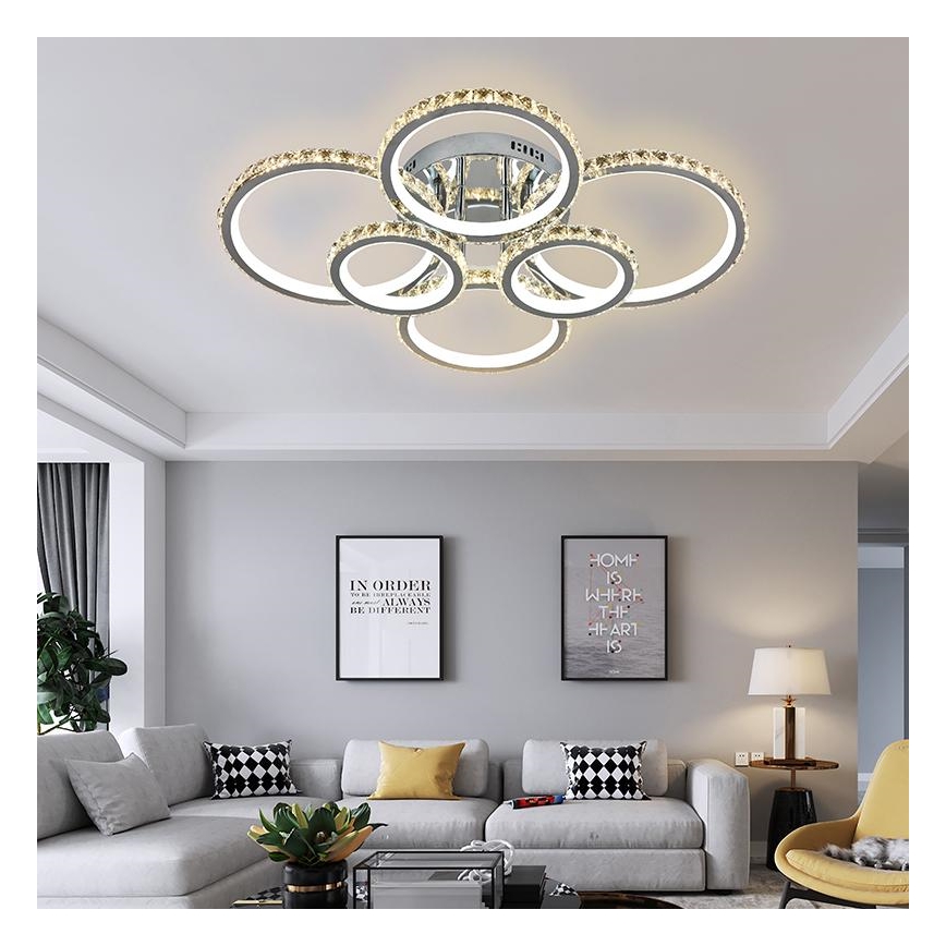 Lámpara de techo LED regulable LED/205W/230V 3000-6500K + mando a distancia