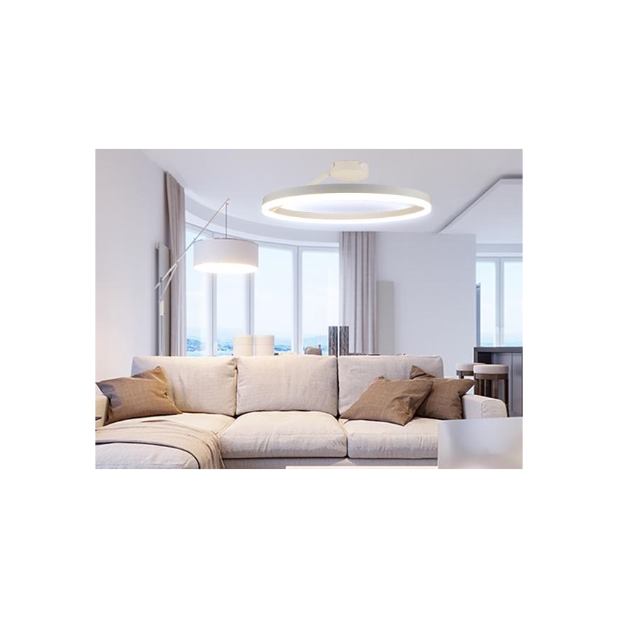 Lámpara de techo LED regulable LED/40W/230V 3000-6500K blanco + control remoto