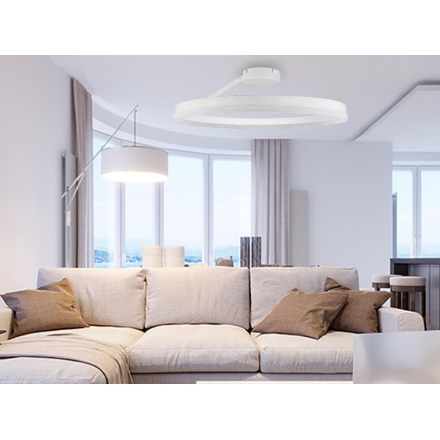Lámpara de techo LED regulable LED/40W/230V 3000-6500K blanco + control remoto