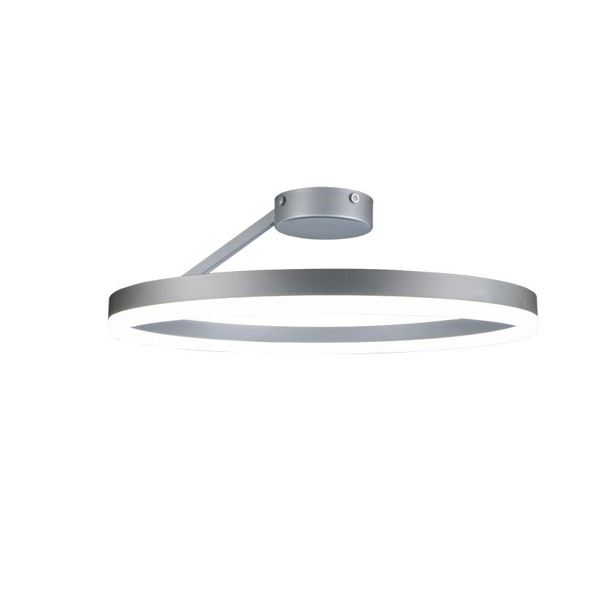 Lámpara de techo LED regulable LED/40W/230V 3000-6500K cromo mate + control remoto