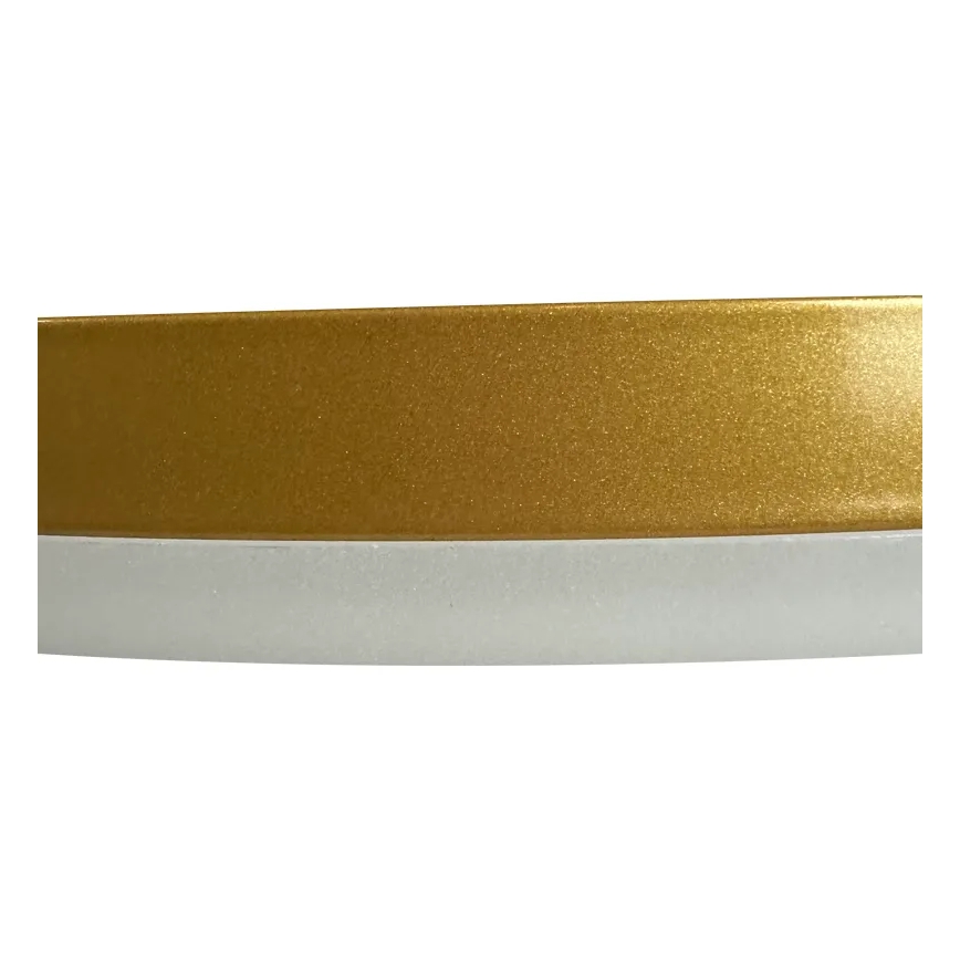 Lámpara de techo LED regulable LED/40W/230V 3000-6500K dorado + control remoto