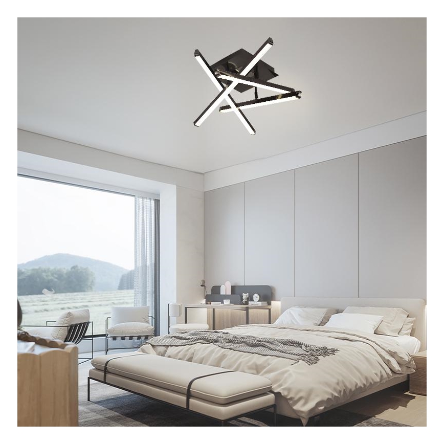 Lámpara de techo LED regulable LED/60W/230V 3000-6500K + control remoto