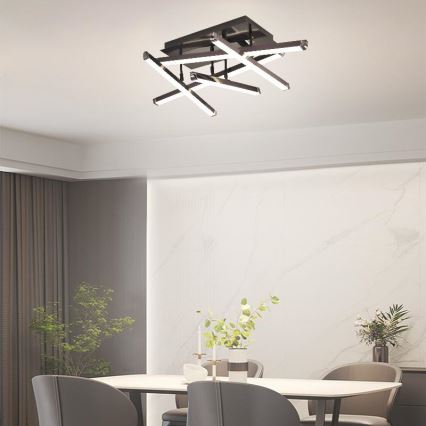 Lámpara de techo LED regulable LED/60W/230V 3000-6500K + control remoto