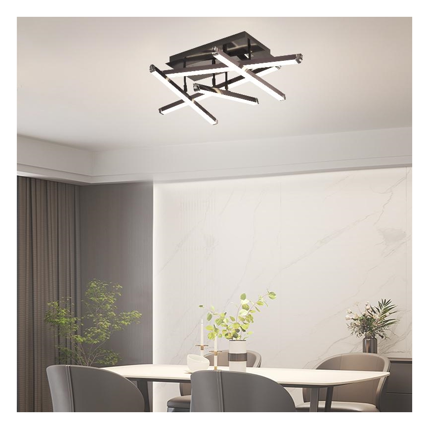 Lámpara de techo LED regulable LED/60W/230V 3000-6500K + control remoto
