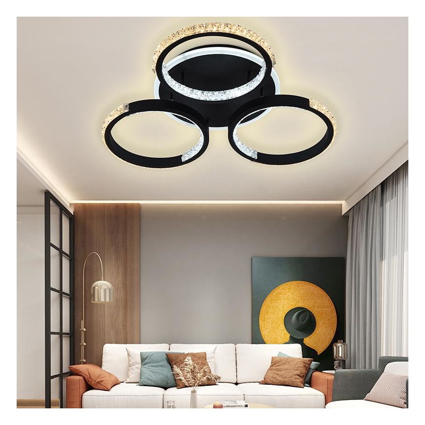 Lámpara de techo LED regulable LED/60W/230V 3000-6500K + mando a distancia