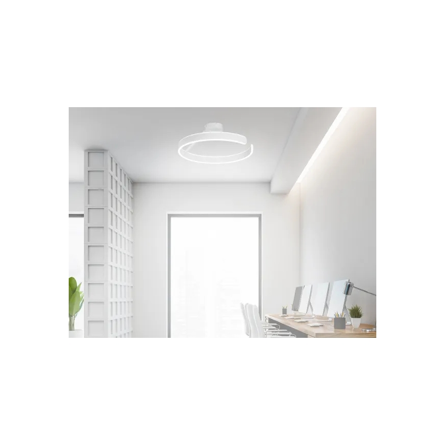 Lámpara de techo LED regulable LED/72W/230V 3000-6500K blanco + control remoto