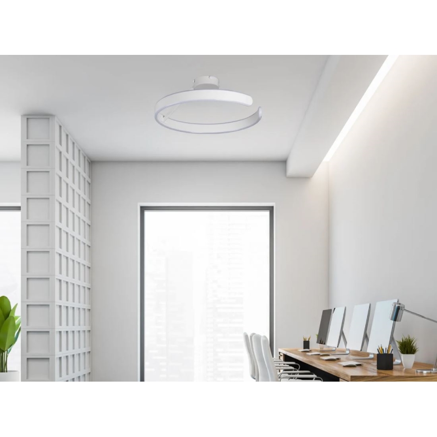 Lámpara de techo LED regulable LED/72W/230V 3000-6500K blanco + control remoto