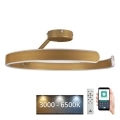 Lámpara de techo LED regulable LED/72W/230V 3000-6500K dorado + control remoto