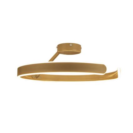Lámpara de techo LED regulable LED/72W/230V 3000-6500K dorado + control remoto