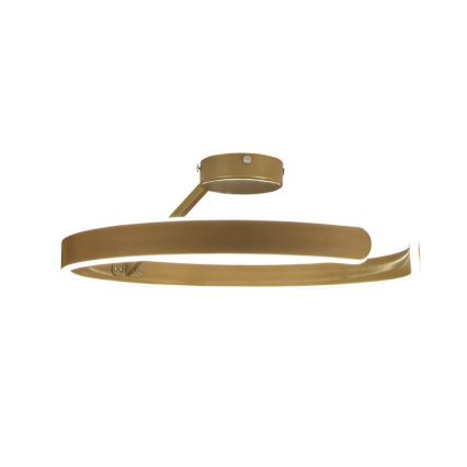 Lámpara de techo LED regulable LED/72W/230V 3000-6500K dorado + control remoto
