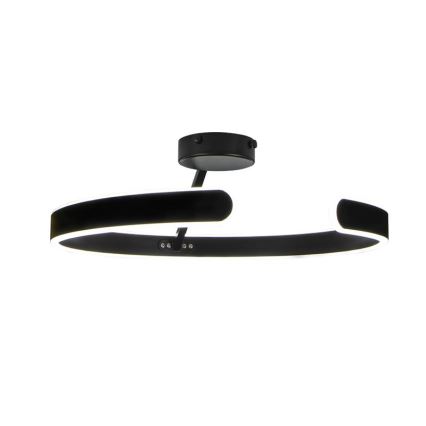 Lámpara de techo LED regulable LED/72W/230V 3000-6500K negro + control remoto