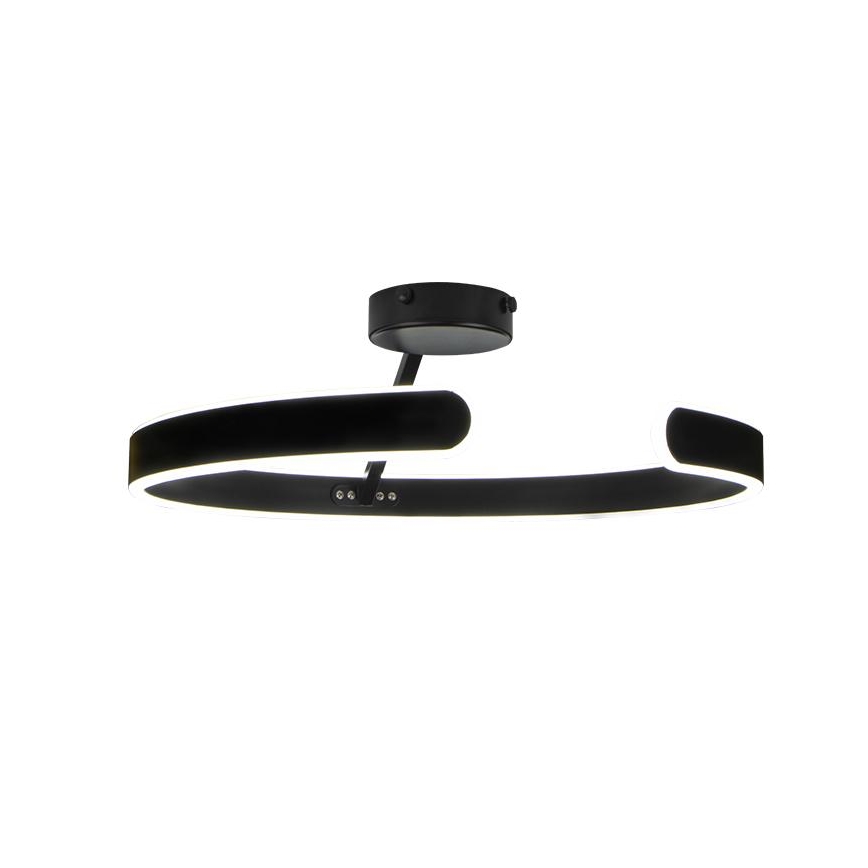Lámpara de techo LED regulable LED/72W/230V 3000-6500K negro + control remoto