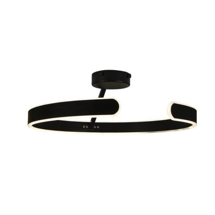 Lámpara de techo LED regulable LED/72W/230V 3000-6500K negro + control remoto
