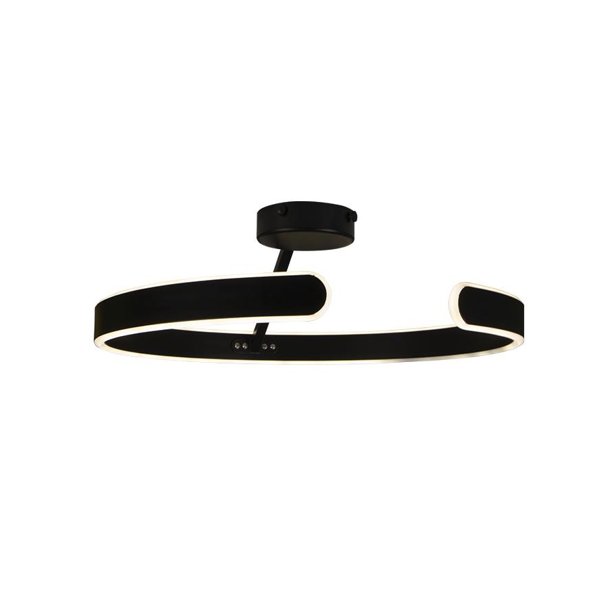 Lámpara de techo LED regulable LED/72W/230V 3000-6500K negro + control remoto