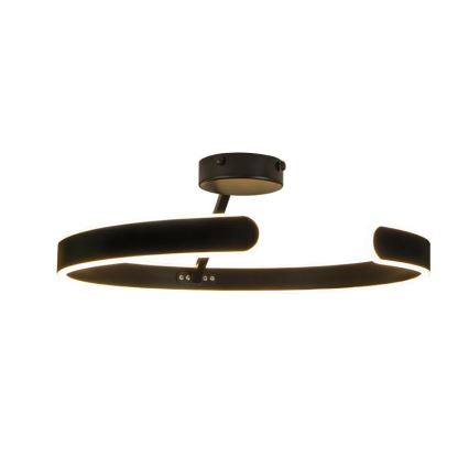 Lámpara de techo LED regulable LED/72W/230V 3000-6500K negro + control remoto