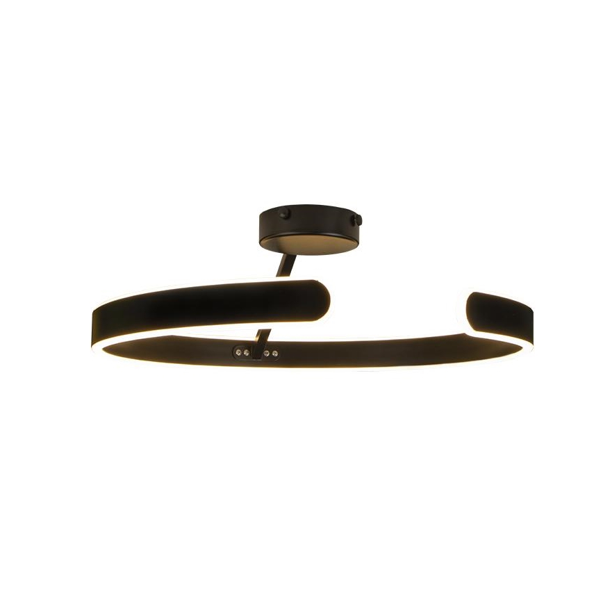 Lámpara de techo LED regulable LED/72W/230V 3000-6500K negro + control remoto