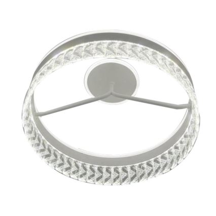 Lámpara de araña de cristal LED de superficie regulable LED/75W/230V 3000-6500K blanco + control remoto
