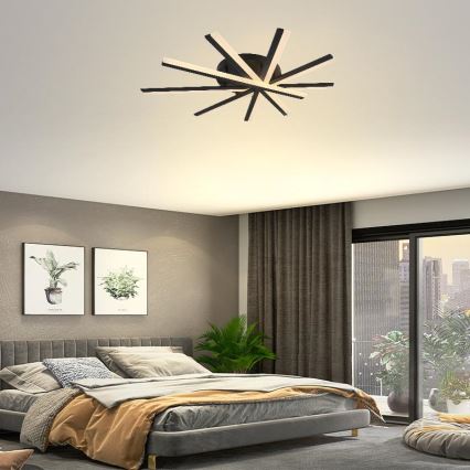 Lámpara de techo LED regulable LED/75W/230V 3000-6500K + control remoto