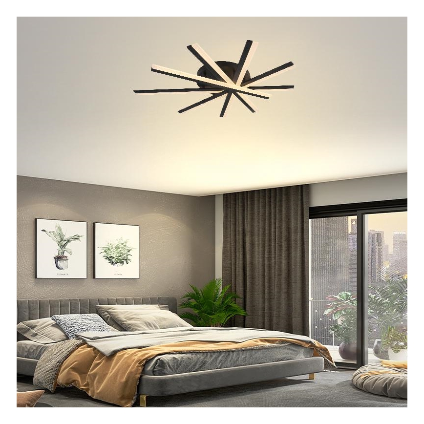 Lámpara de techo LED regulable LED/75W/230V 3000-6500K + control remoto