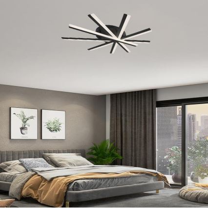 Lámpara de techo LED regulable LED/75W/230V 3000-6500K + control remoto