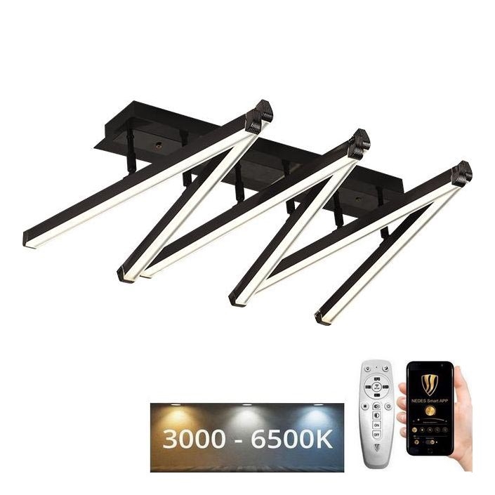 Lámpara de techo LED regulable LED/75W/230V 3000-6500K + control remoto